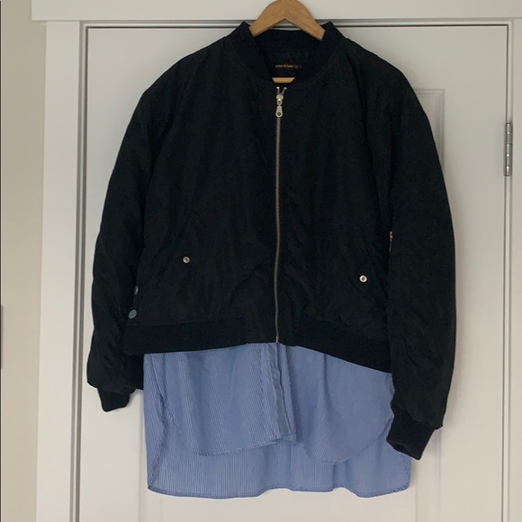 Bomber jacket with detachable shirt bottom - Picture 1 of 5